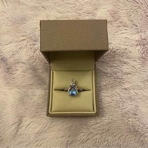 Size 8, blue & purple princess ring